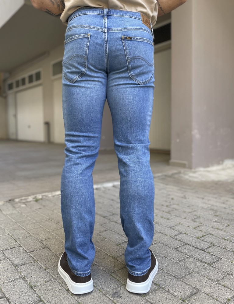 Lee Daren Zip Fly ανδρικό ανοιχτό μπλε τζιν παντελόνι Indigo Vintage 112346324 φωτογραφία